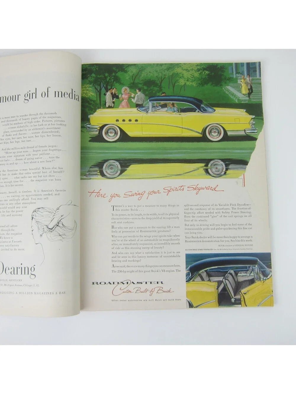 Vintage FORTUNE Magazine March 1955 Campbell Soup Morrell's McCallum Ford Buick
